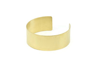 Raw Brass Cuff, Raw Brass Cuff Bracelet Bangle (25x170x0.80mm) BRC016