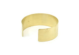 Raw Brass Cuff, Raw Brass Cuff Bracelet Bangle (25x170x0.80mm) BRC016