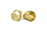 Brass Knuckle Ring, Raw Brass Adjustable Rings Bs 1304