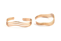 BohoChic Designed Bracelet, 1 Rose Gold Plated Wire Bracelets BRC186