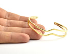 Double Wire Bohemian Cuff, 1 Gold Plated Double Wire Bracelets Brc188 Q0322