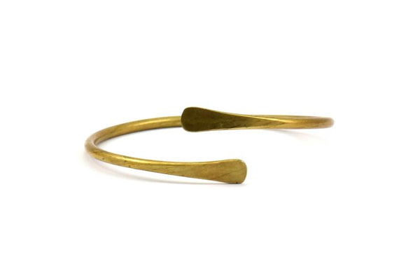 Hammered Bracelet Blanks Bangle Blanks Cuff Blanks Adjustable Bracelet Blank Antique Bronze Plated Brass (40mm Blanks) G13912