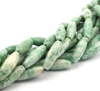 Dyed Jade 29x10mm Oval Gemstone Beads Full Strand T007