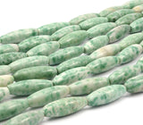 Dyed Jade 29x10mm Oval Gemstone Beads Full Strand T007