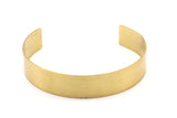 Bohemian Arm Cuff, 10 Raw Brass Cuff Bracelet Blank Bangles Without Holes (12x0.80mm) Brc014