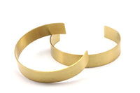 Bohemian Arm Cuff, 10 Raw Brass Cuff Bracelet Blank Bangles Without Holes (12x0.80mm) Brc014