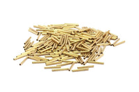 Brass Plain Tubes - 10000 Raw Brass Tube Beads (1.5x12mm) D0284