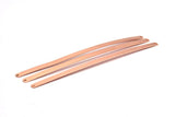 Copper Bracelet Blank, 4 Raw Copper Bracelet Stamping Blanks With 2 Holes (6x145x0.80mm) D0502