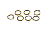 8mm Jump Ring - 500 Antiqued Brass Jump Rings (8x0.85mm) A0334