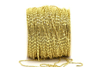 Stick Ball Chain, Raw Brass Sticks and Balls Chain (1.2mm) 3m-5m-10m-20m-50m-90m MB 7-3