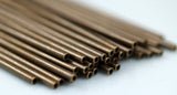 Bronze Copper Long Tube, 10 Antique Bronze Tone Copper Long Tubes (50x2) Sb-50 K196