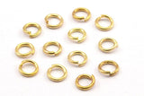 5mm Jump Ring - 250 Brass Gold Tone Jump Rings (5x0.50mm) A0652