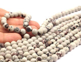 8mm Jasper Gemstone Round Beads T018