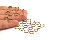 10mm Jump Ring - 300 Antique Brass Round Jump Rings Connectors Findings (10x1.2mm) R-10 A0333