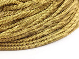 Brass Knitted Chain, 2 M (4x1.9mm) Raw Brass Mesh Chain ( Z073 )