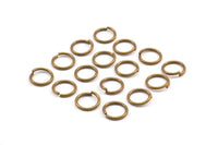 10mm Jump Ring -200 Antique Brass Round Jump Rings Connectors Findings (10x1.2mm) R-10 A0333