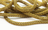 Brass Mesh Chain, 10M (3mm) Raw Brass Mesh Chain  Z140