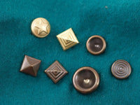 Antique Brass Cabochon, 50 Antique Brass Round Studs For 8 Mm Cabochon,findings (12 Mm) Pen 994