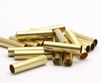 40 Raw Brass Tubes (5x20mm) Bs 1463