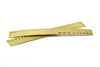 Brass Bracelet Blank - 2 Raw Brass Square Flat Bracelet Blanks Without Holes (145x20x0.80mm) V026