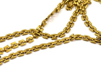 Brass Box Chain, 1M Raw Brass Box Chain (5.50mm) CH007 MB 8-26