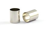 Nickel Brass Tube, 3 Nickel Plated Brass Tubes, Beads (16x20mm) Bs 1489 H334