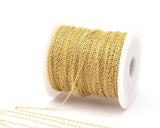 Brass Solder Chain, 50 M - (1.5x2mm) Raw Brass Soldered Chain - ( Z001 )