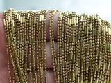 Brass Chain, Cable Chain, 5 Meters - 16.5 Feet (1.5mm) Solid Brass Chain - Brs 1 ( Z040 )