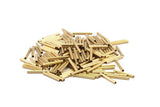 Brass Plain Tubes - 15000 Raw Brass Tube Beads (1.5x12mm) D0284