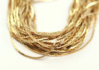 Tiny Brass Chain, 5 Meters - 16.5 Feet Tiny Raw Brass Soldered Chain (0.70mm) BS 1014