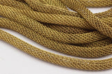 Raw Brass Vintage, 2 M (4mm) Raw Brass Mesh Chain Ch002 ( Z109 )