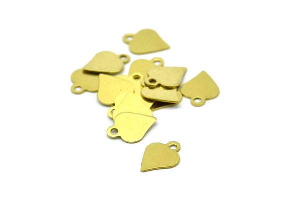 250 Raw Brass Cabochon Tags , Stamping Tags (10x8 Mm) Brs 303 ( A0224 )