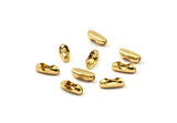 Ball Chain Connector, 50 Gold Plated Ball Chain Connector Clasps For 2.3mm Ball Chain, Findings (9x3mm) B0131 Q218