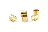 Gold Tube Bead, 50 Gold Plated Brass Tube Beads (5x5mm) Bs 1460 Q0398