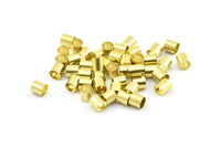 50 Raw Brass Tubes (6x6mm) Bs 1530