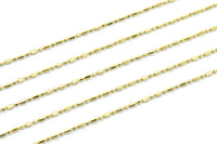 1 Meters 3.3 Feet 1.2mm Raw Brass Ball Chain Z101