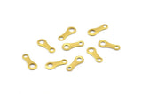 Brass Tiny Connector, 1000 Raw Brass Chain Connectors, Findings, Charms, Pendant, (9x3mm) Brs 186 A0236