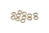 8mm Jump Ring, 100 Antique Brass Jump Rings (8x1.2mm) A1022