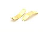 Brass Bracelet Blank, 20 Raw Brass Bracelet Blanks with 2 holes (33x8x0.80mm) A1110