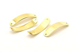 Brass Bracelet Blank, 20 Raw Brass Bracelet Blanks with 2 holes (33x8x0.80mm) A1110