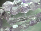 Lavender Pink  Amethyst, 15x12 To 30x22mm  Faceted  Gemstone Beads 15.5 Inches Full Strand G53