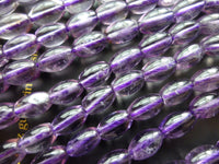 Amethyst 9mm Barrel Gemstone Beads 15.5 Inches Full Strand G47