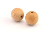 Vintage Wooden Bead, 8 Vintage Wooden Beads Made In Germany, Findings (21mm) B36