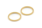 18mm Circle Connectors - 10 Gold Plated Brass Circle Connectors (18x0.8x2mm) D0310 Q0631