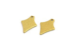 Brass Arrow Charm, 24 Textured Raw Brass Arrow Head Charms With 1 Hole, Findings (17x12x0.80mm) A1919