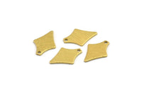 Brass Arrow Charm, 24 Textured Raw Brass Arrow Head Charms With 1 Hole, Findings (17x12x0.80mm) A1919