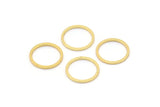 13mm Gold Plated Ring - 12 Gold Plated Circle Connectors, Rings (13x1x1mm) BS 1100 Q0186