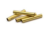 12 Raw Brass Tubes (8x50mm) Bs 1548