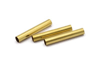 12 Raw Brass Tubes (8x50mm) Bs 1548