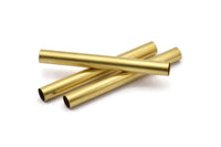 12 Raw Brass Tubes (8x75mm) Bs 1549